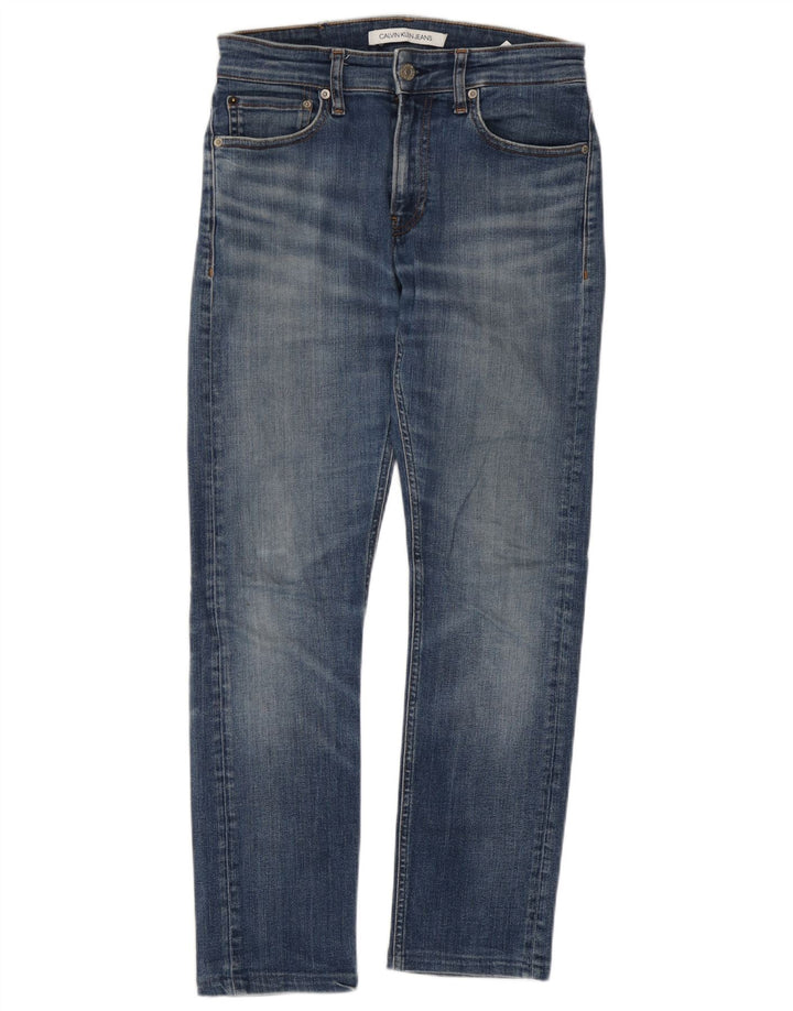 Calvin Klein Jean Slim W28 L27 Homme Bleu Coton