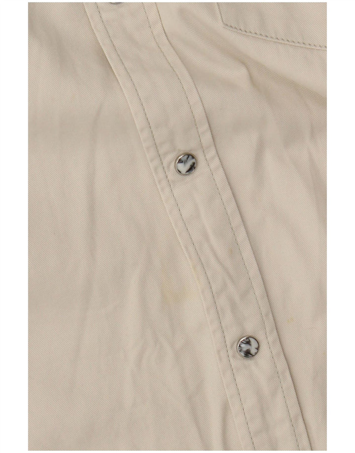 Lee Chemise Western Homme Blanc Cassé Moyen Coton