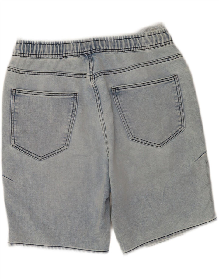Zara Femme Short En Jean Large W32 Bleu