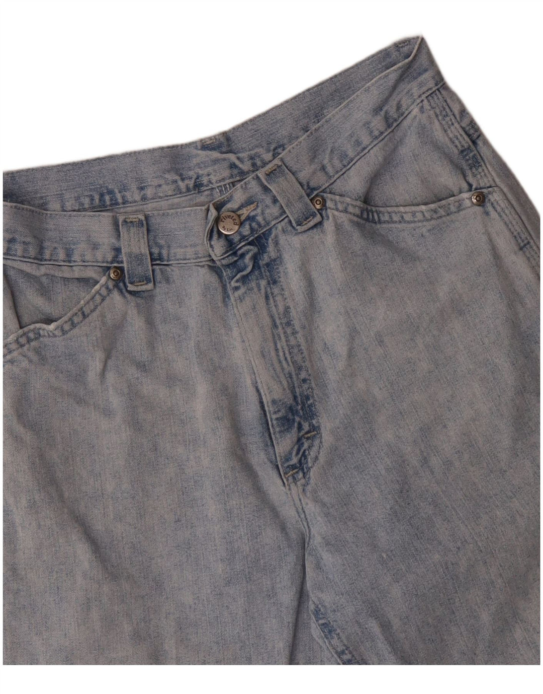 LEE Jean Cargo Loose Femme W28 L28 Bleu Coton