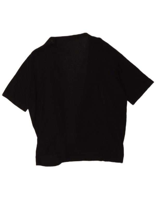 Marks & Spencer Pull cardigan autographe pour femme UK 16 Large Noir