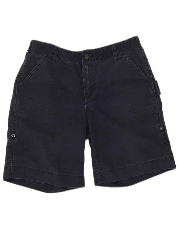 Carhartt Womens Original Fit Chino Shorts US 10 Large W32 Navy Blue Cotton