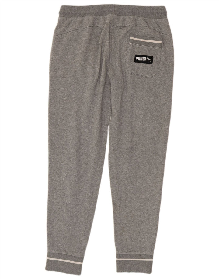 PUMA Pantalon de Survêtement Graphique Homme Gris Chiné