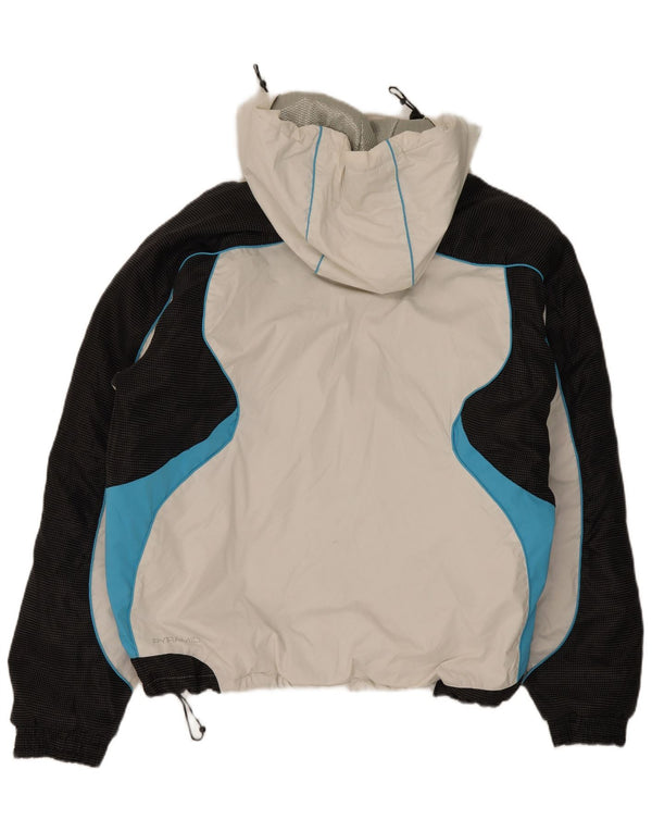 Pyramid Mens Hooded Ski Jacket UK 44 2XL White Colourblock