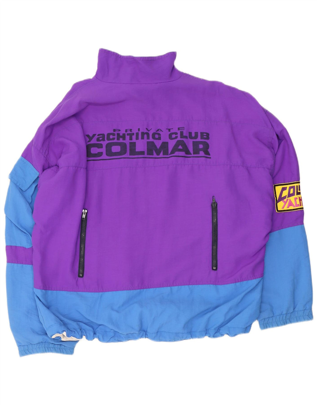 Colmar Veste de Survêtement Graphique Homme IT 50 Violet Moyen Colourblock