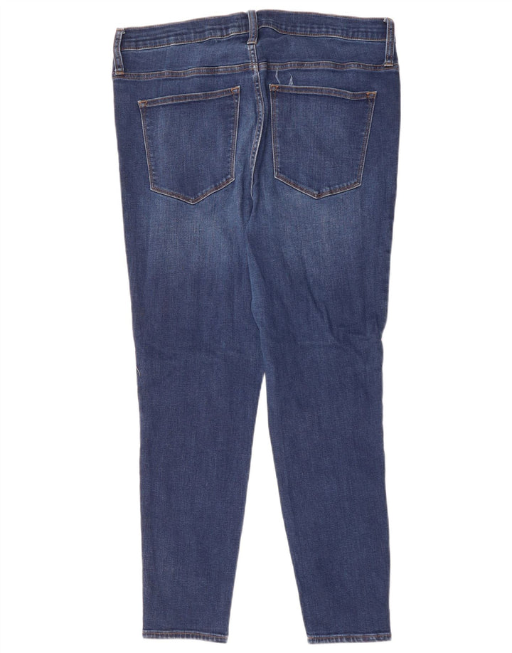 J. CREW Jean skinny taille haute pour femme W33 L28 Bleu