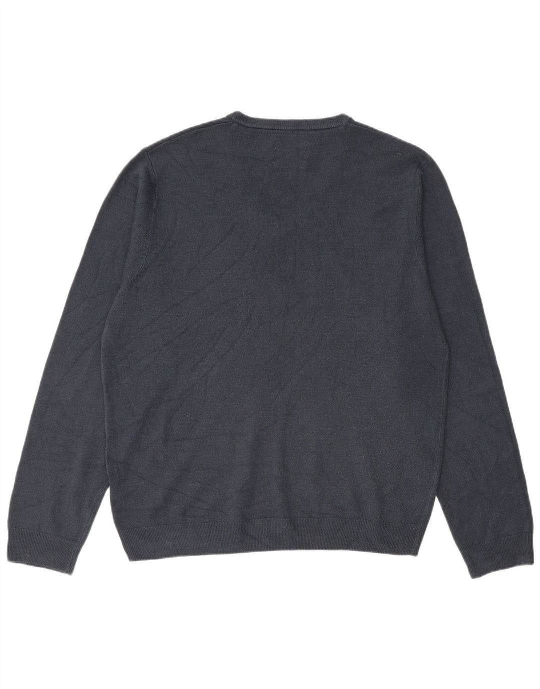 Marks & Spencer Pull col V pour homme en acrylique bleu marine Taille L