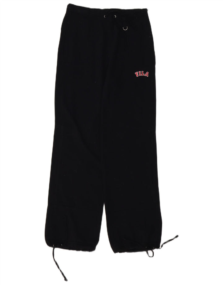 FILA Pantalon droit décontracté XS Noir Polyester