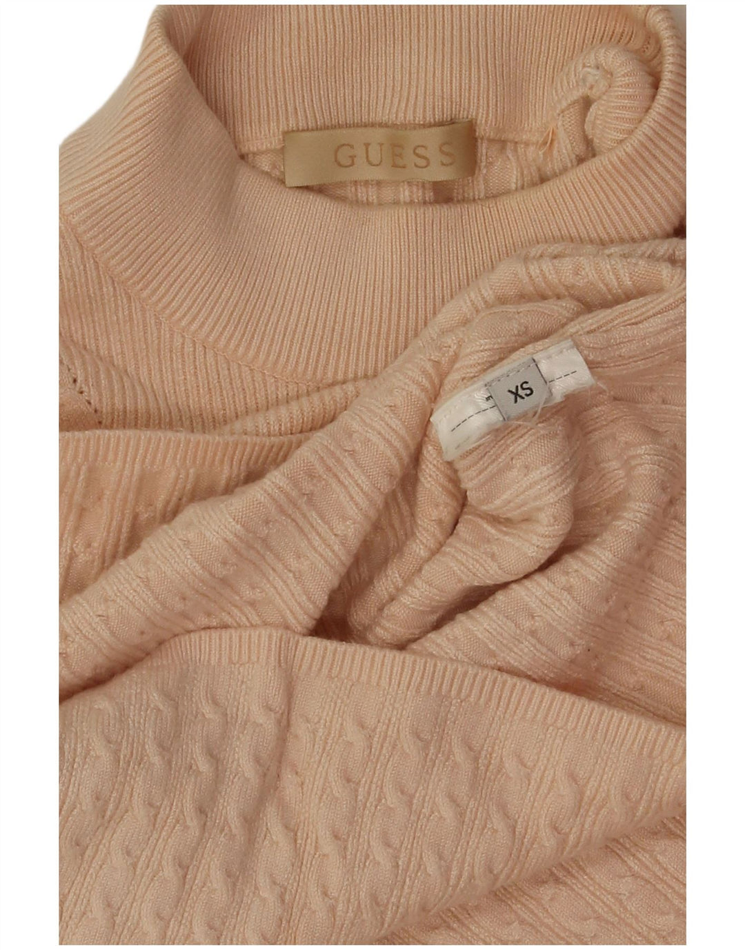 Guess Pull à col roulé pour femme UK 6 XS Rose