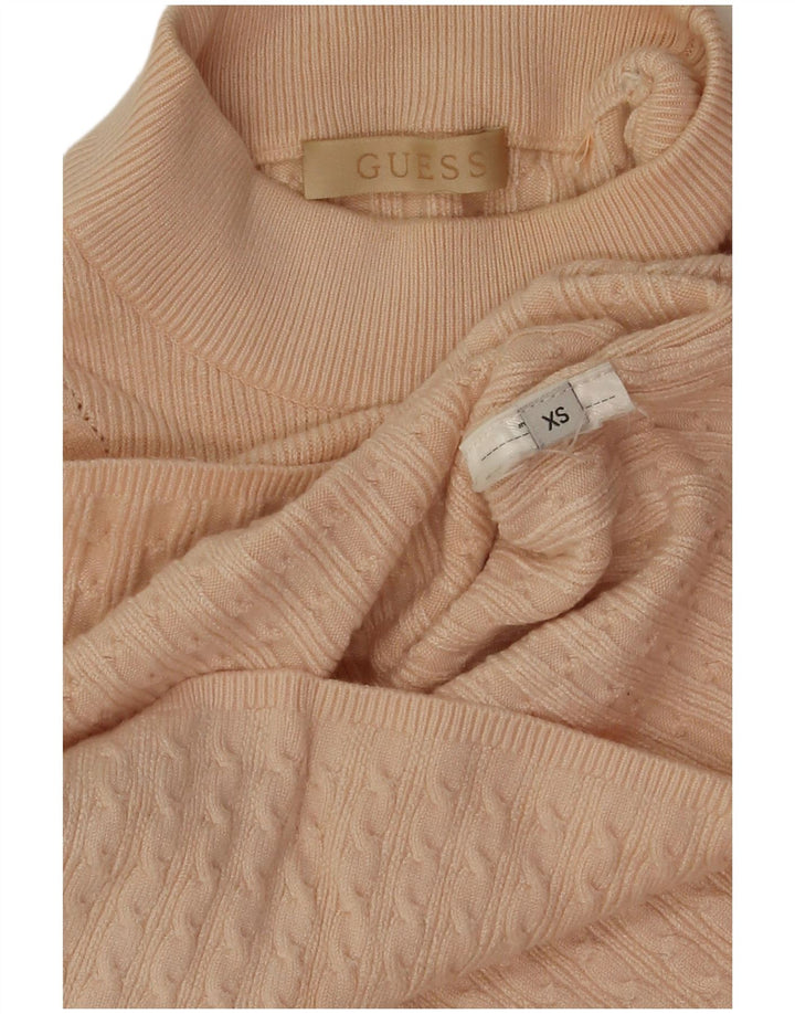 Guess Pull à col roulé pour femme UK 6 XS Rose