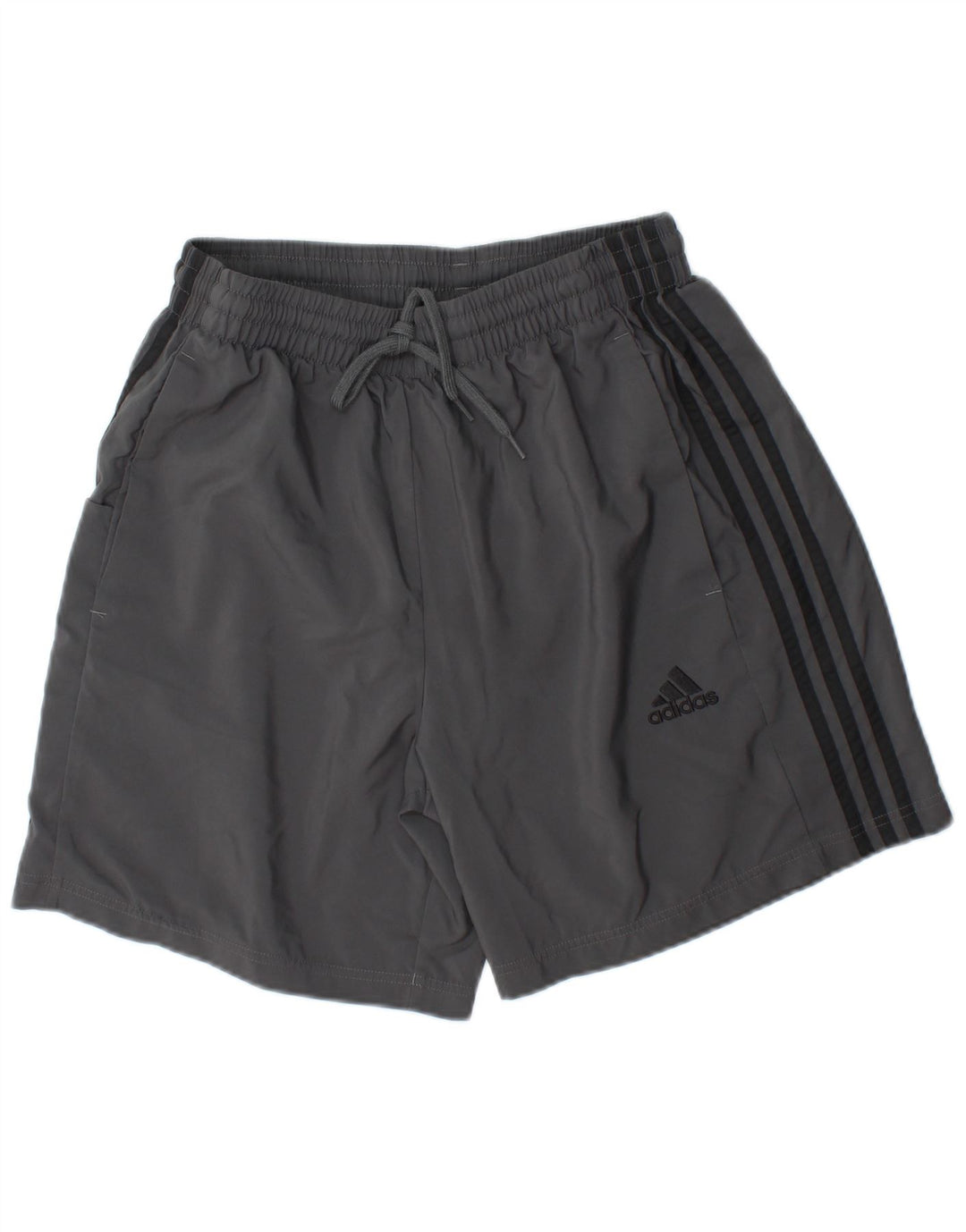 ADIDAS Short de Sport Homme Gris Moyen Polyester