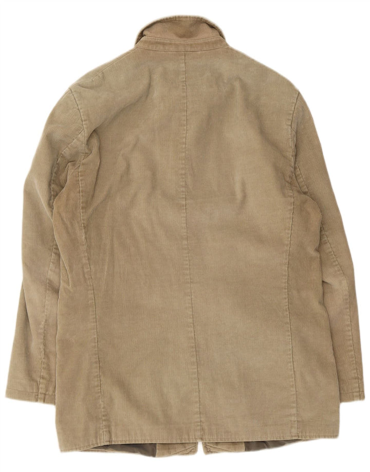 Veste en velours côtelé Camel pour homme EU 50 grand coton beige