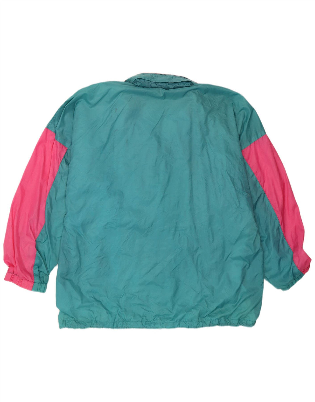 PUMA Veste de pluie à capuche pour homme UK 42 XL Bleu Colorblock Nylon