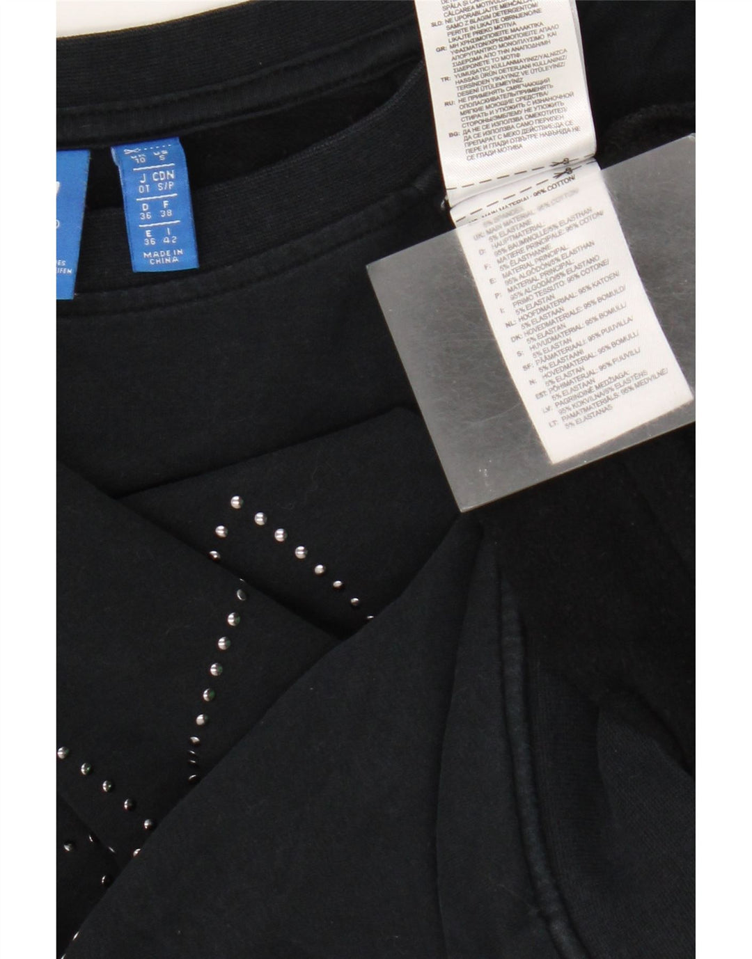 Adidas Sweat-shirt surdimensionné graphique pour femme UK 10 Petit Bleu marine