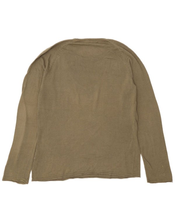 Cos Pull col rond homme grand coton kaki