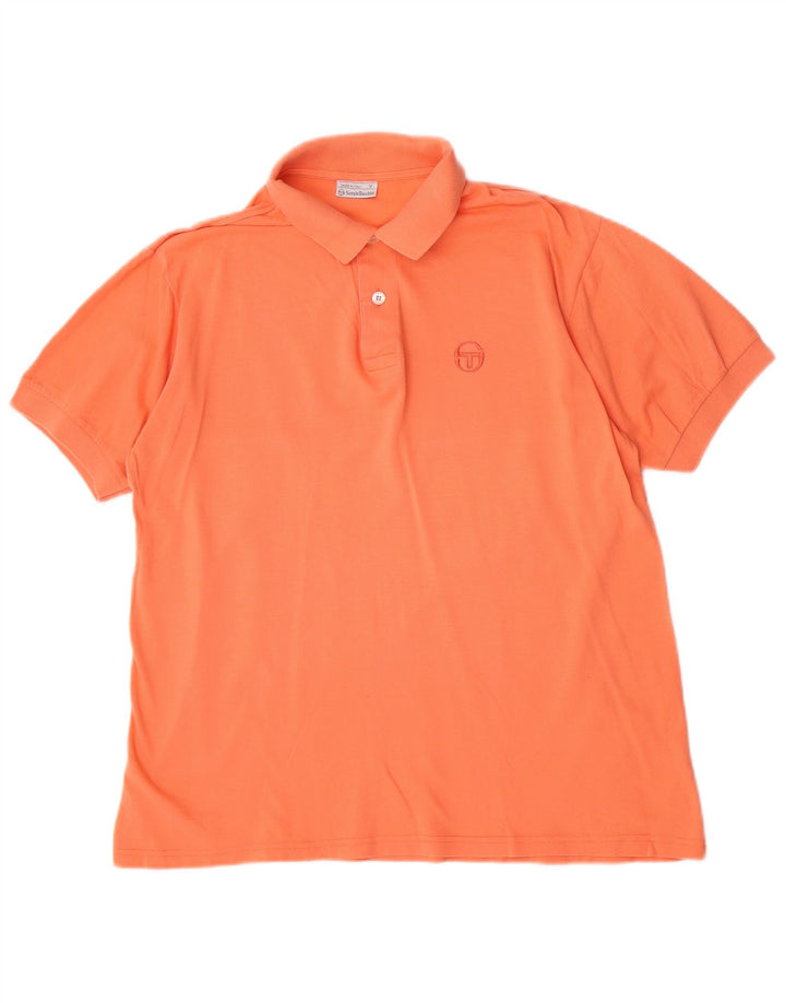 Sergio Tacchini Polo Homme Orange Moyen Coton