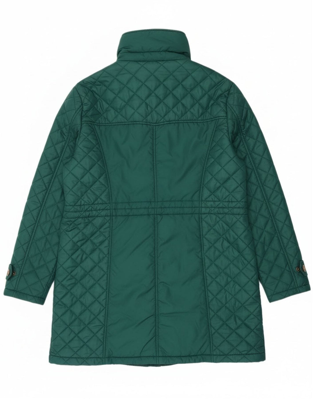 Paco Boutique Manteau coupe-vent matelassé pour femme UK 16 Large Vert Polyester