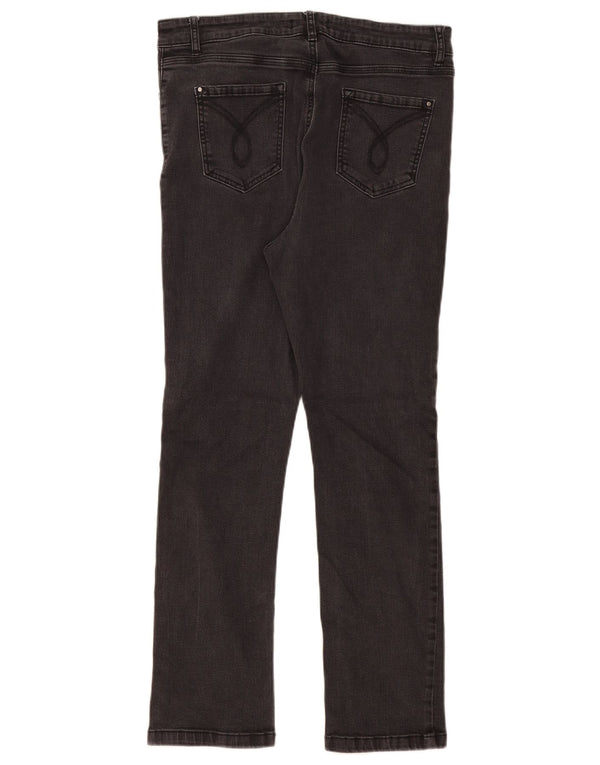 Marks & Spencer Jean slim coupe classique pour femme UK 14 Large W32 L28 Noir