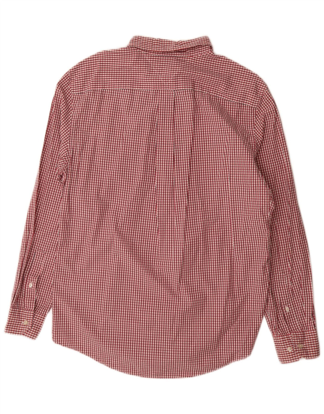 Tommy Hilfiger Chemise Homme Grand Carreau Rouge Coton