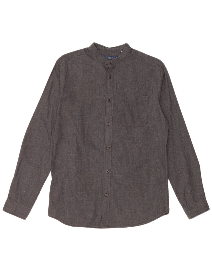 Jack & Jones Chemise Homme Gris Moyen Coton