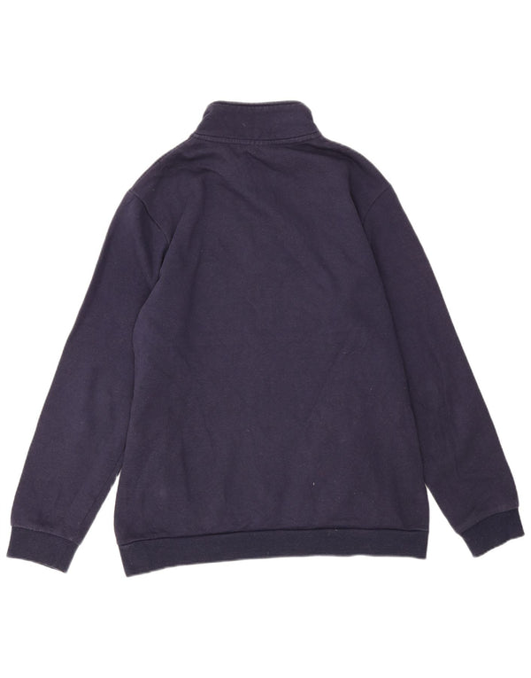 Fila Sweat-Shirt Graphic Zip Neck Homme Bleu Marine Colorblock