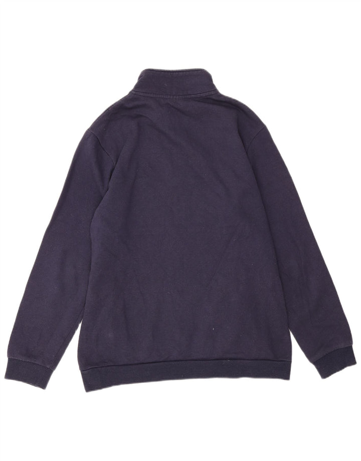 Fila Sweat-Shirt Graphic Zip Neck Homme Bleu Marine Colorblock
