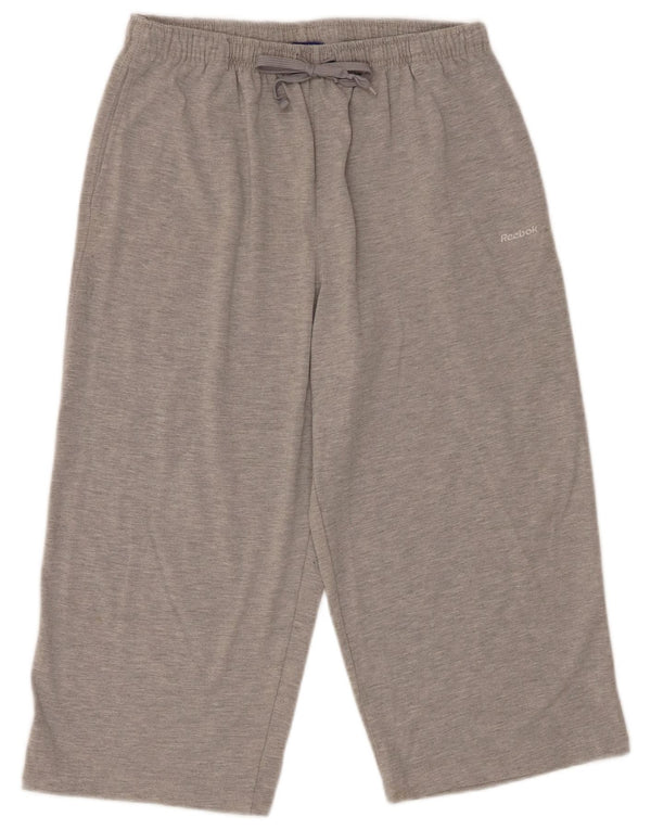 Reebok Pantalon de Survêtement Capri Femme UK 14 Large Gris