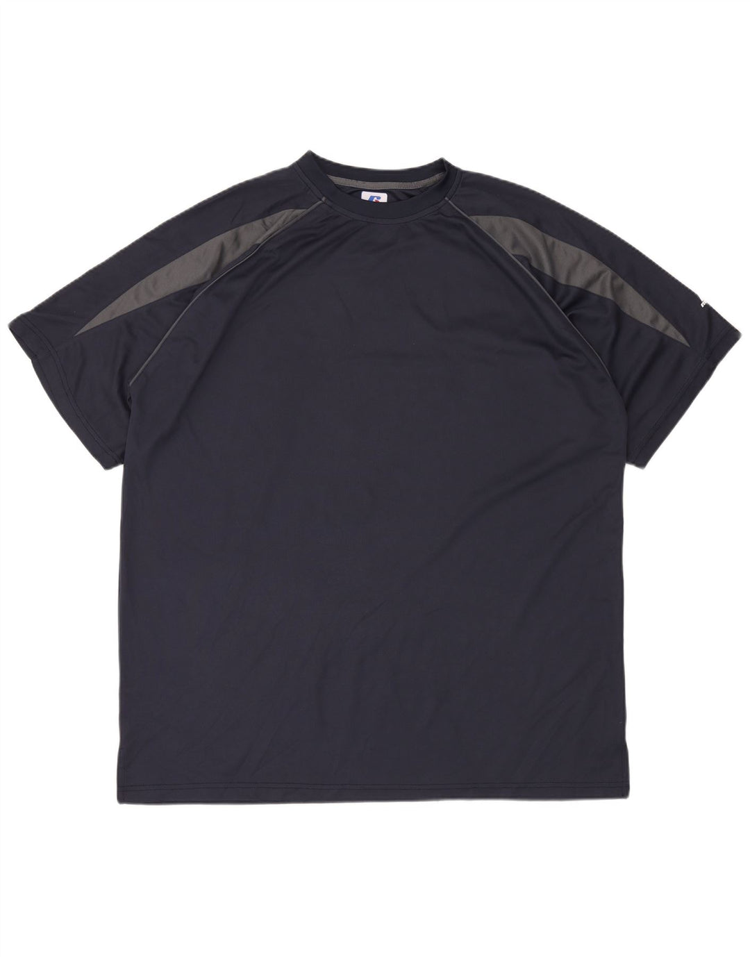 RUSSELL ATHLETIC T-shirt haut pour homme 2XL en polyester color block bleu marine