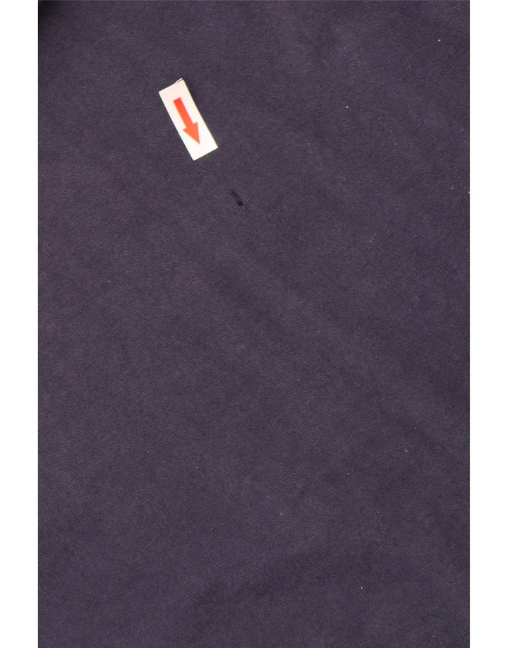 WEIRD FISH T-Shirt graphique homme haut 3XL bleu marine coton