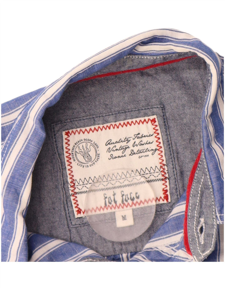 Chemise Homme Fat Face Rayée Bleu Moyen