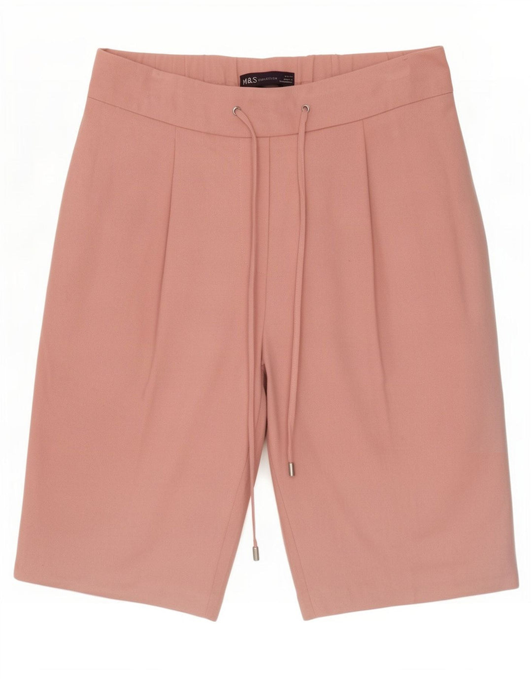 Marks & Spencer Bermuda Femme UK 12 Medium W30 Rose Polyester