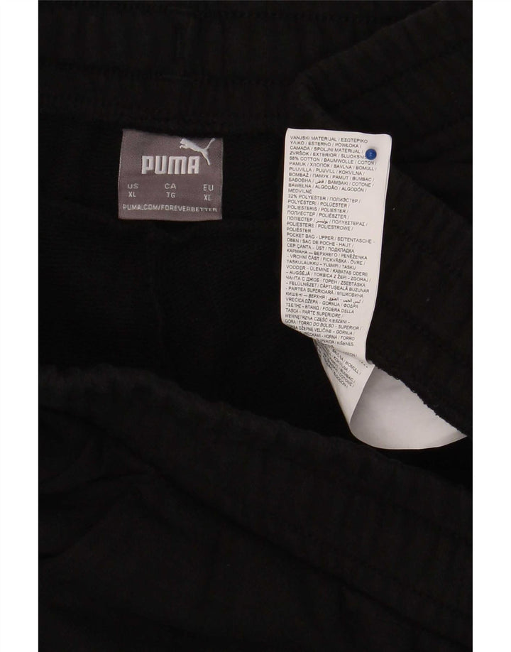 Puma Short de Sport Homme XL Noir Coton