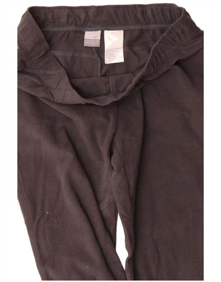 NIKE Pantalon de survêtement en polaire pour femme US 16/18 XL Gris Polyester