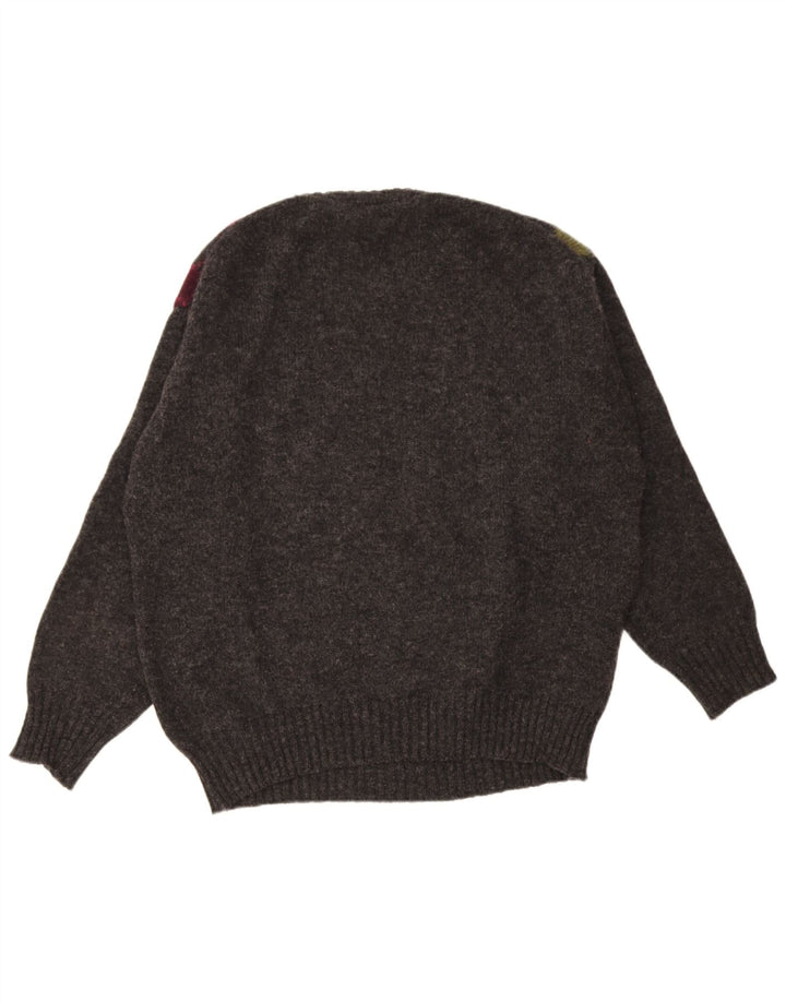 Rifle Pull col rond pour homme XL Gris Argyle/Diamond Laine
