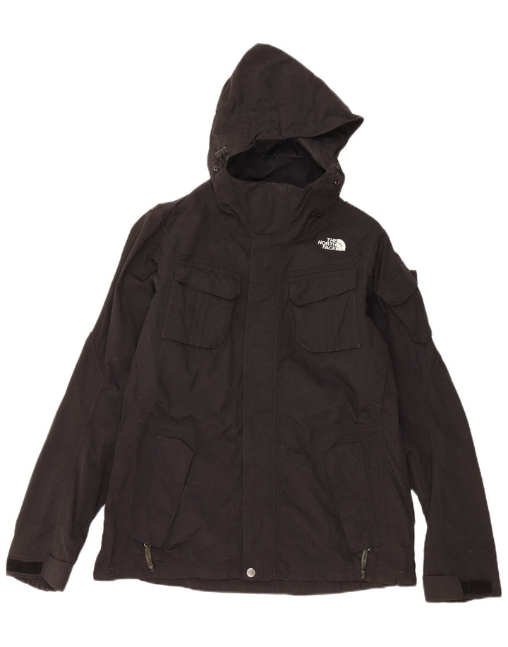 THE NORTH FACE Veste coupe-vent à capuche Hyvent pour femme UK 14 Noir moyen
