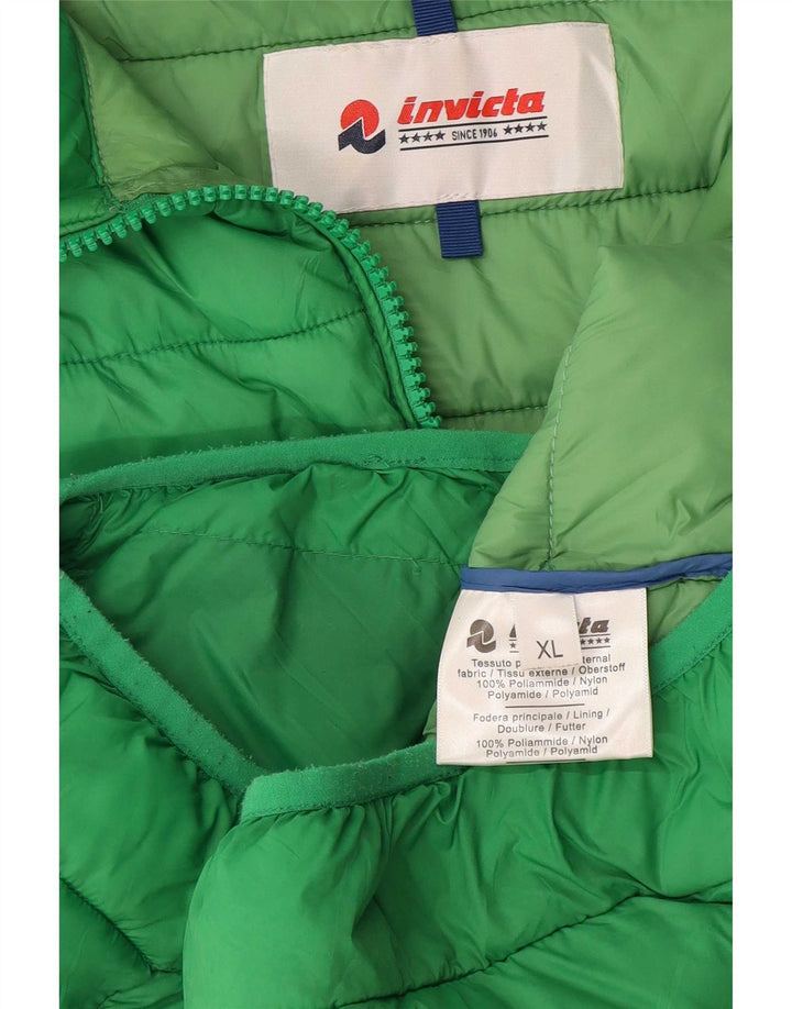 Invicta Gilet rembourré pour homme UK 42 XL Vert Polyamide