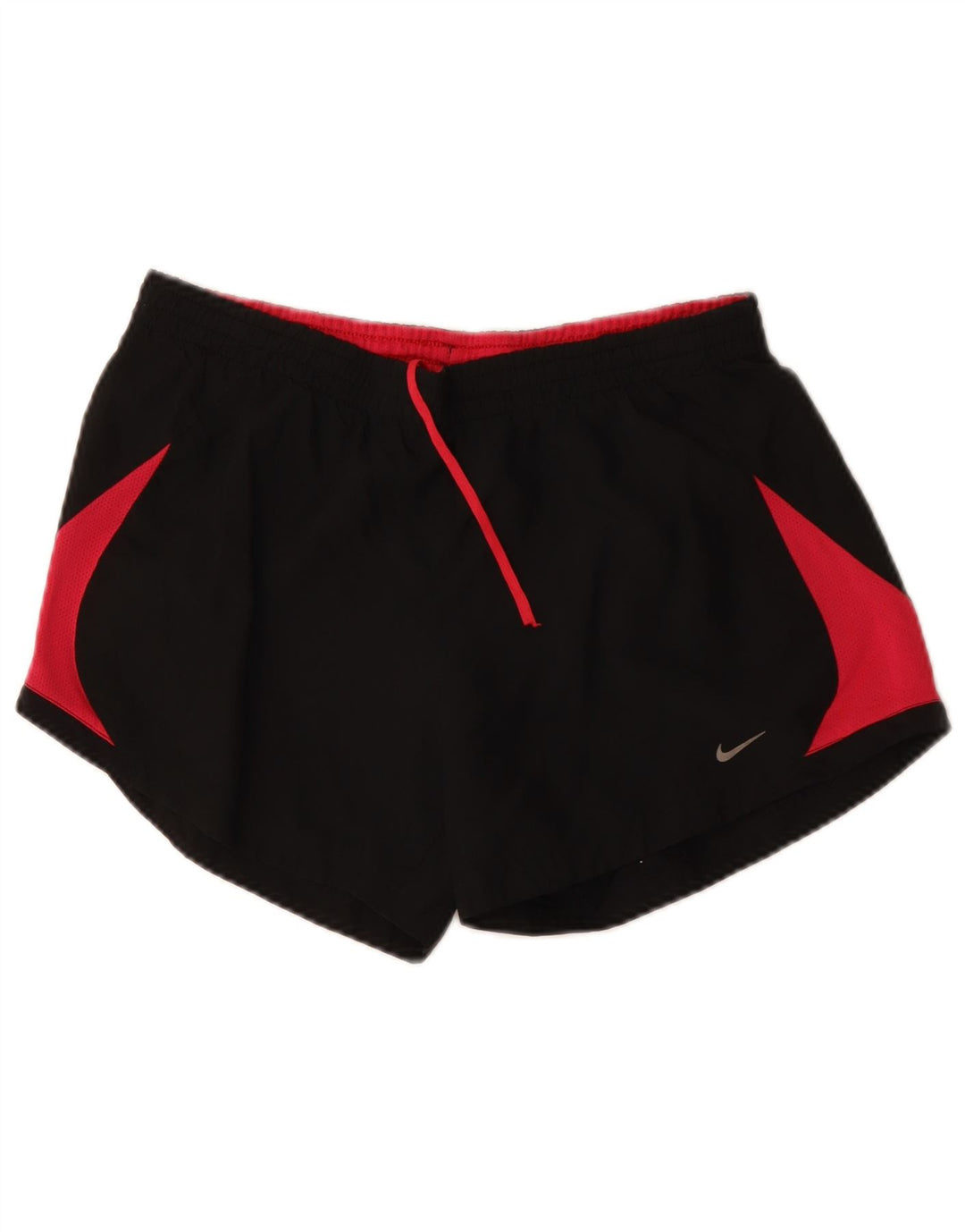 NIKE Short de sport pour femme UK 14 Polyester color block noir moyen