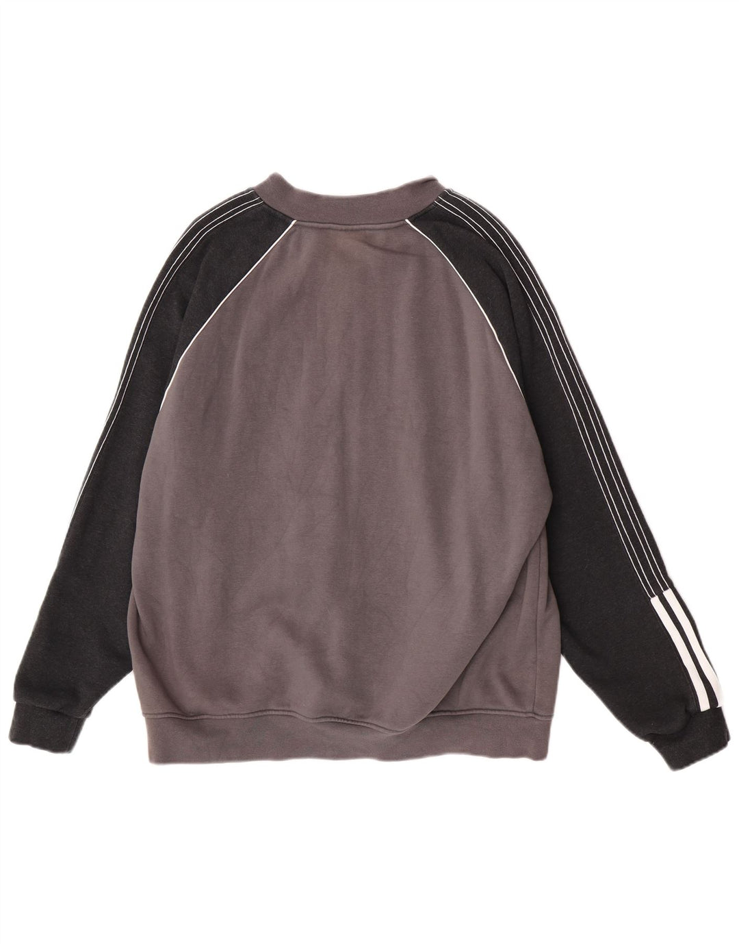 Adidas Veste de survêtement pour homme en coton color block Gris Taille L