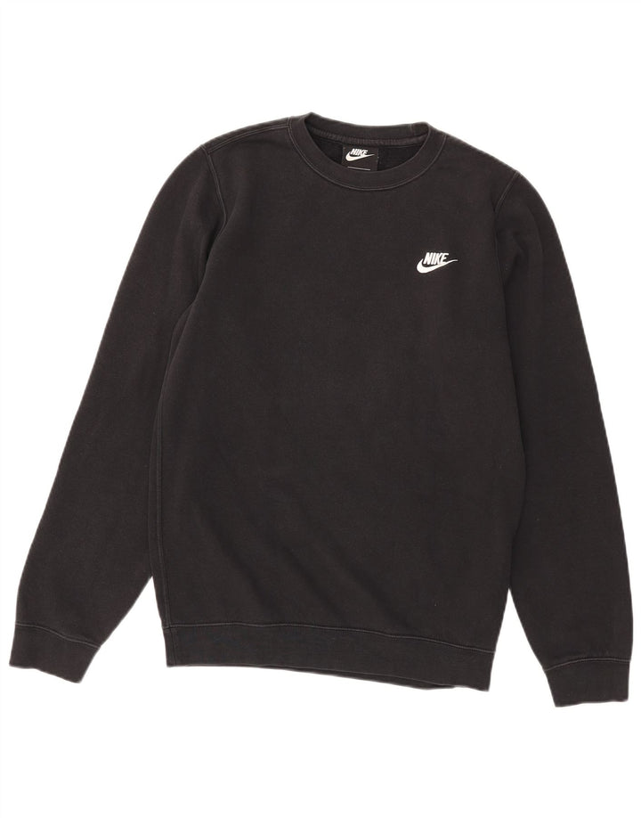 Nike Mens Sweatshirt Jumper XS Noir Coton