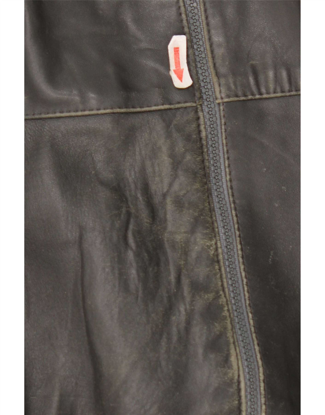 veste en cuir homme vintage UK 40 Grand Gris
