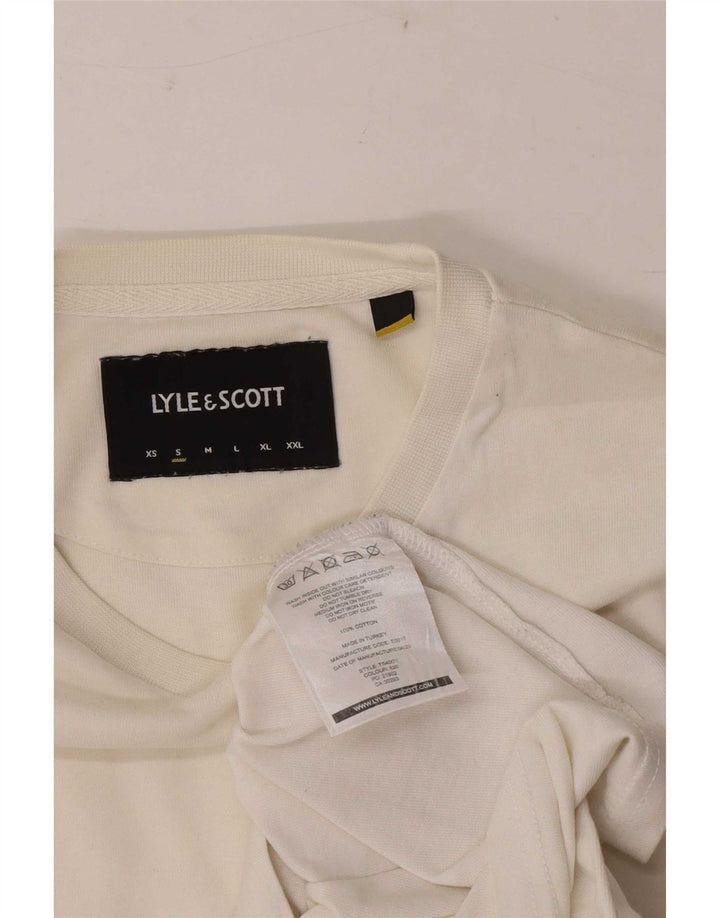 Lyle & Scott T-Shirt Homme Petit Blanc Coton