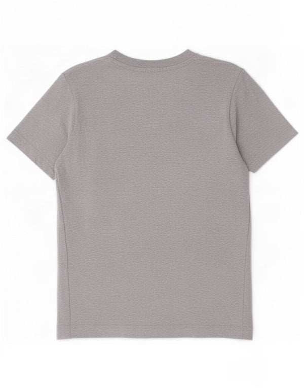 Champion T-Shirt Graphique Garçon 7-8 ans Gris Moucheté Coton