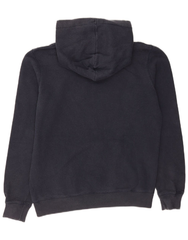 Jack Wills Womens Graphic Hoodie Jumper UK 12 Medium Navy Blue Classic