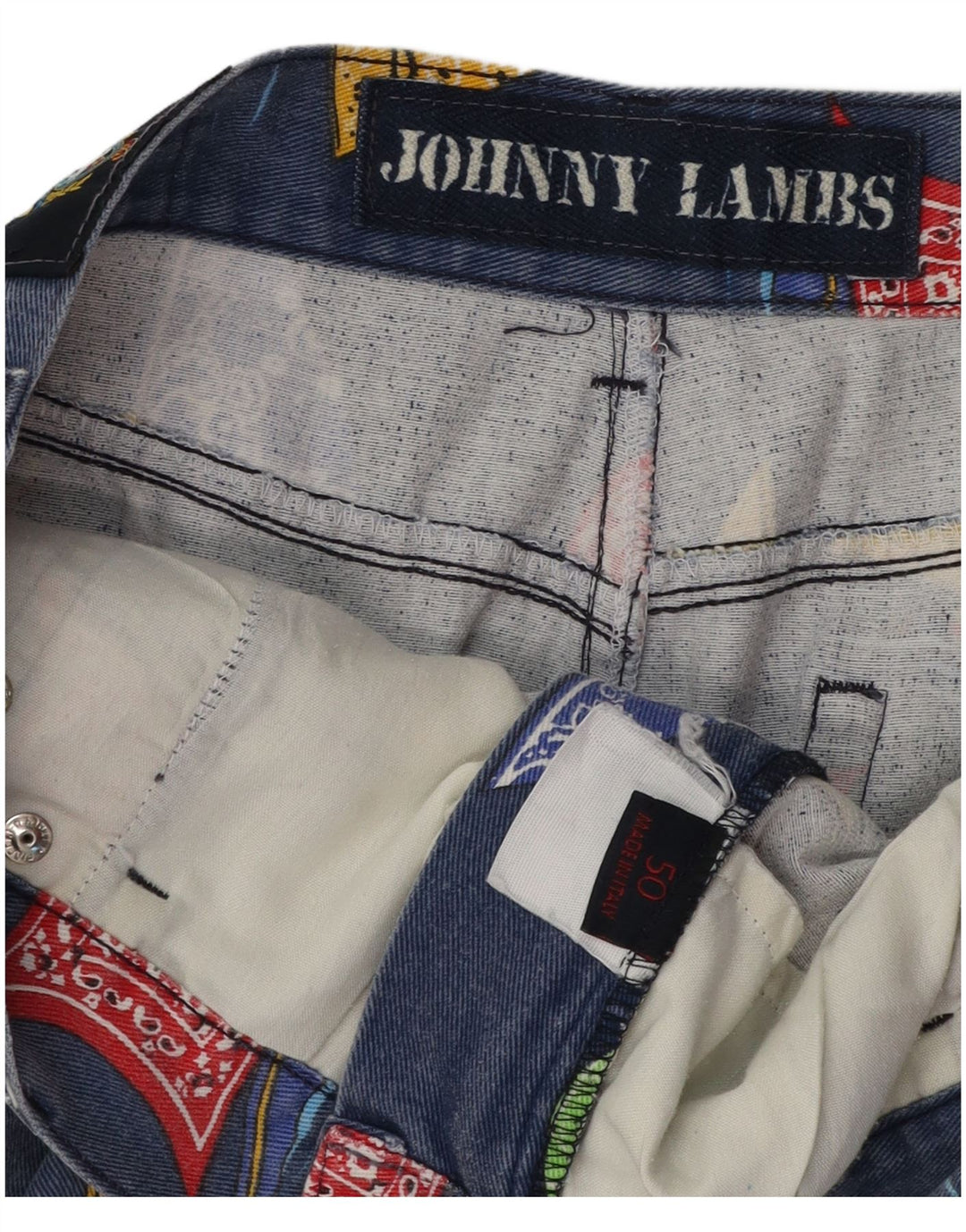 JOHNNY LAMBS Jupe en jean yachting pour femme IT 50 XL W32 Bleu