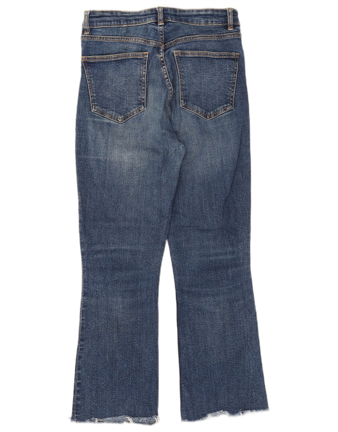 Zara Jean court bootcut pour femme EU 38 Small W28 L25 Bleu