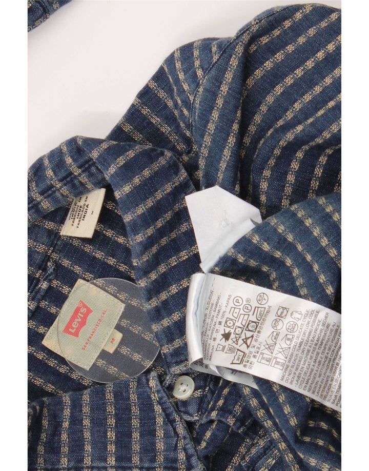 Levi's Chemise Homme Bleu Marine Moyen Rayé Coton