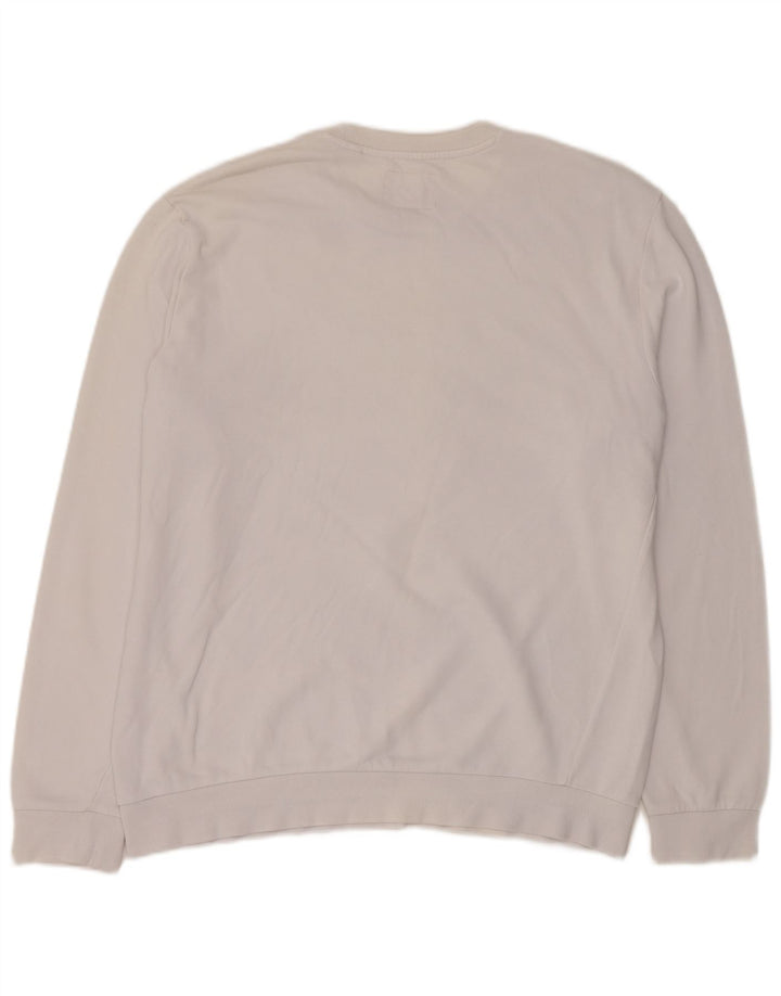 Guess Sweat-Shirt Graphique Homme XL Coton Blanc Cassé