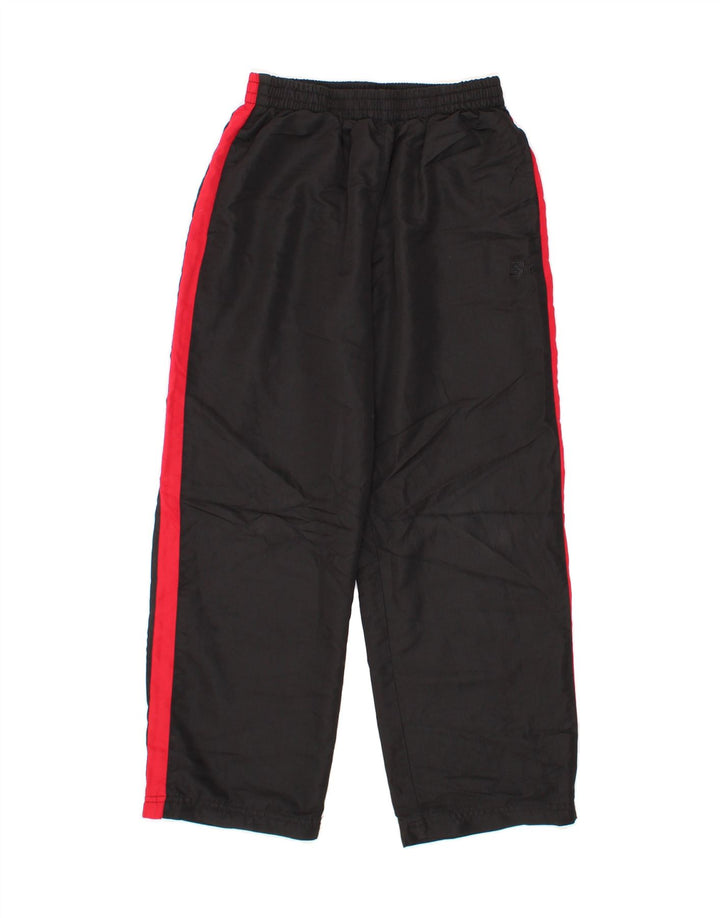 STARTER Boys Tracksuit Trousers 10-11 Years WLarge Black Polyester Vintage Starter and Second-Hand Starter from Messina Hembry 