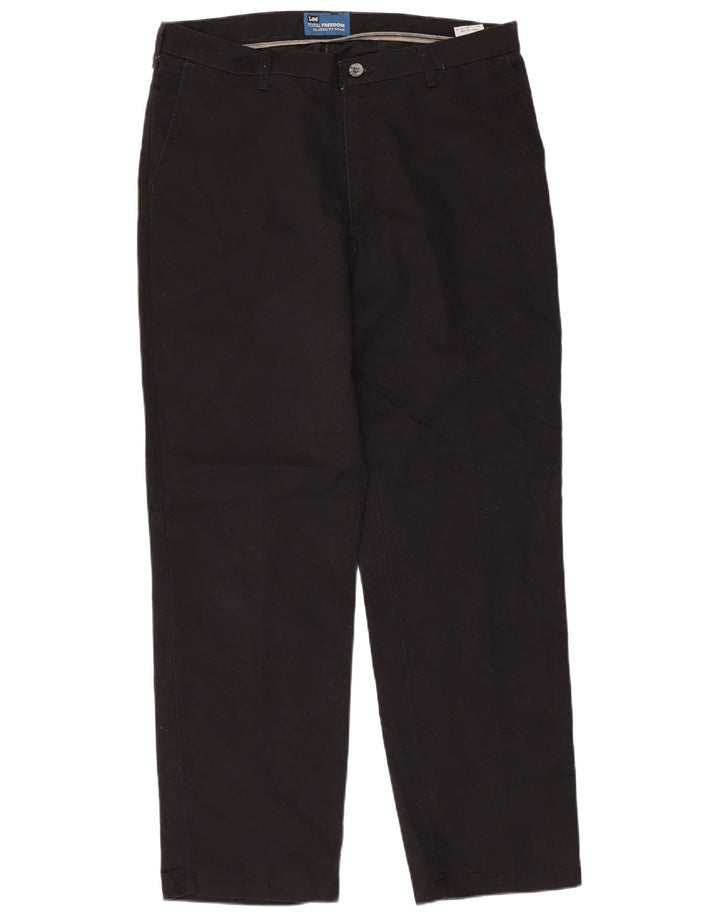 LEE Pantalon Chino Droit Total Freedom Homme Coupe Classique W36 L32 Noir