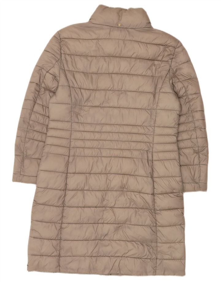 ESPRIT Manteau Rembourré Femme UK 10 Petit Beige Polyamide